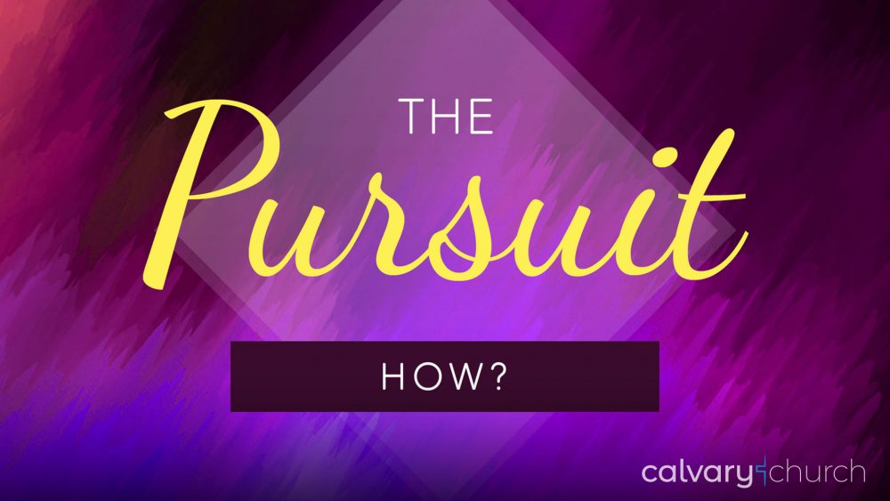 The Pursuit: How? Image