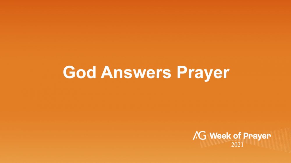 God Answers Prayer! Image